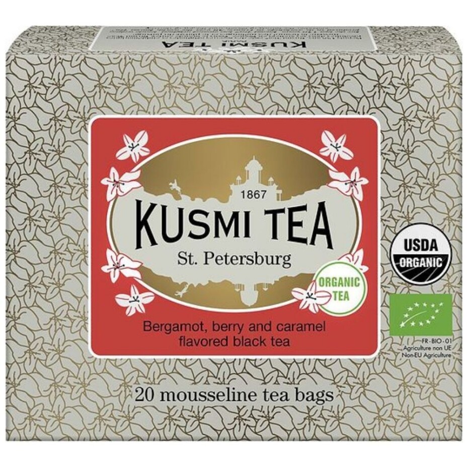 Černý čaj ST. PETERSBURG, 20 mušelínových sáčků, Kusmi Tea - main (0)