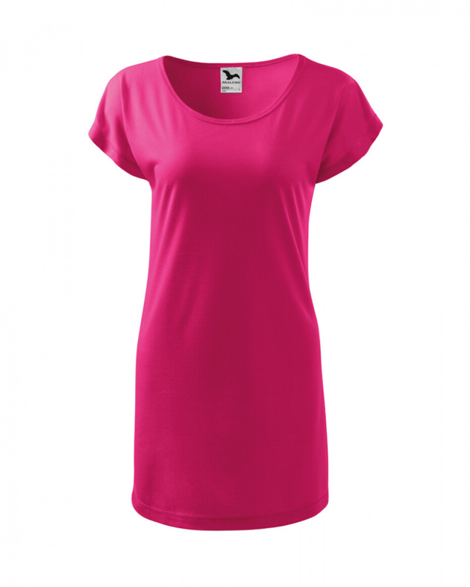 Triko/šaty dámské Love 123 - XS-XXL - purpurová - main (1)