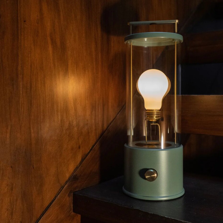 Venkovní stolní lampa THE MUSE 34 cm, zelená, hliník, Tala - main (5)