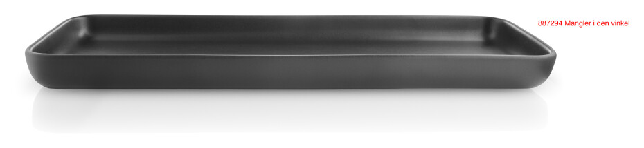 EVA SOLO Servírovací talíř nordic 13x37 cm černý - main (1)