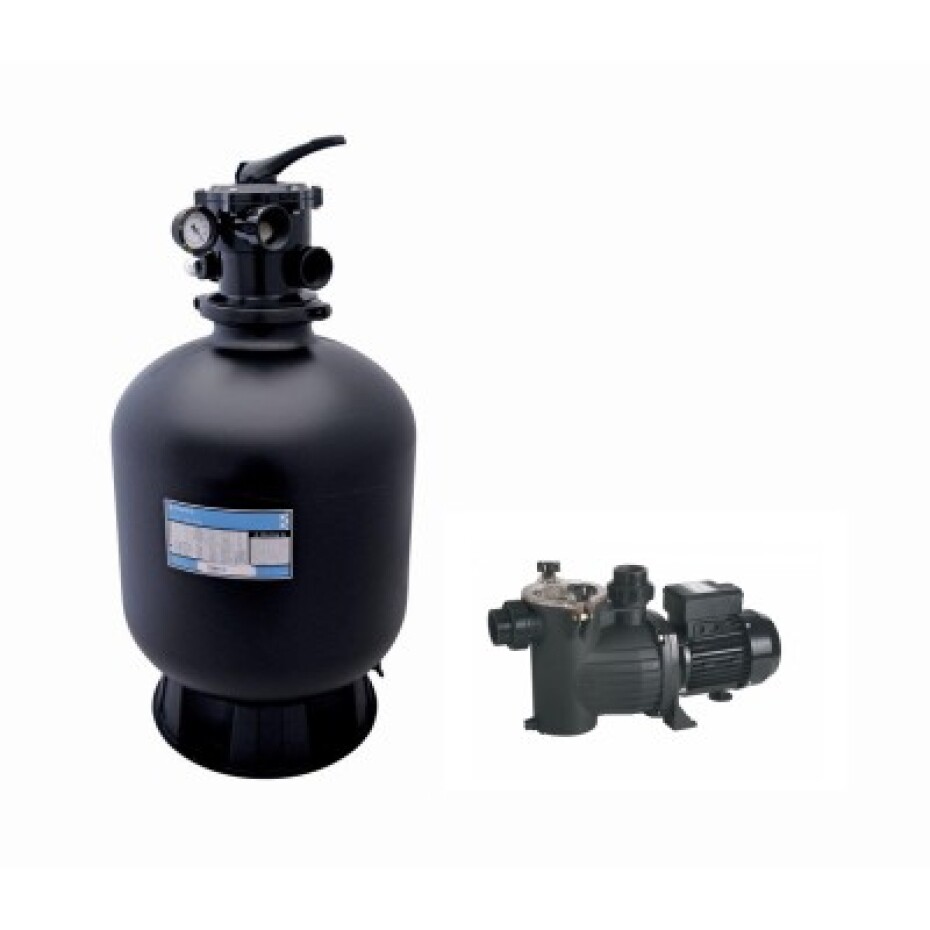 VágnerPool filtrační zařízení Azur KIT 380 6m3/hod na podstavci s čerpadlem Preva - main (0)
