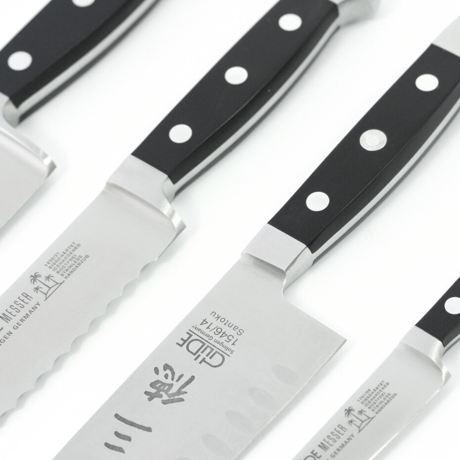 Güde Solingen Santoku nůž ALPHA POM 18 cm, černá, Güde - main (6)