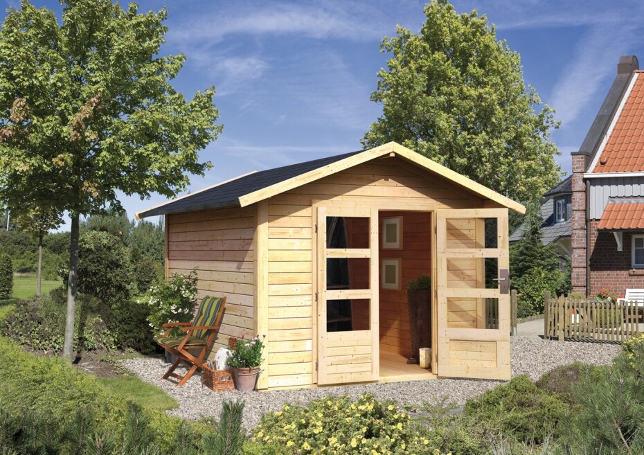 Dřevěný domek KARIBU TALKAU 8 (83340) natur LG2734 - main (3)