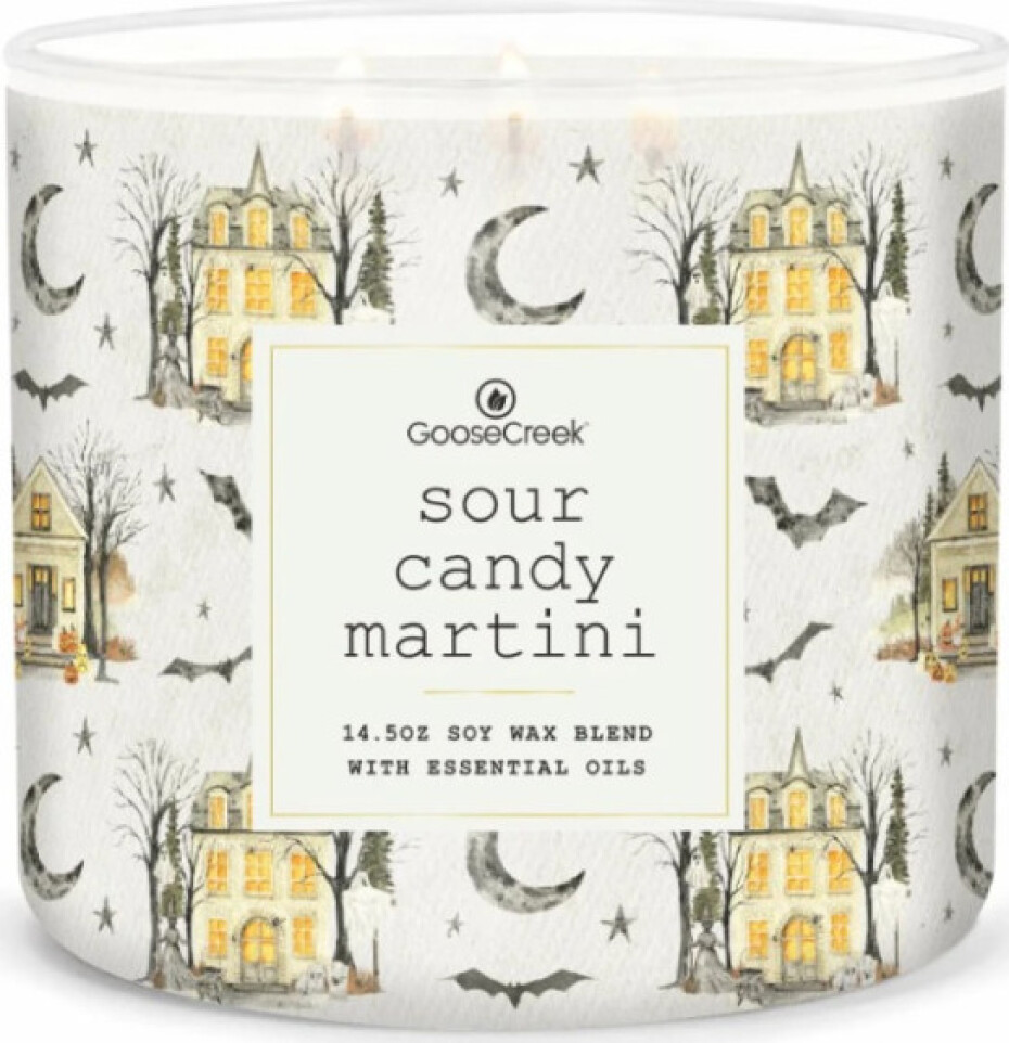 Goose Creek - Halloween - Martini z kyselých bonbónů Aromatická svíčka ve skle 411 g - main (0)