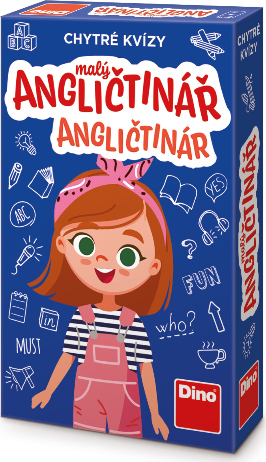 CHYTRÉ KVÍZY - MALÝ ANGLIČTINÁŘ Naučná hra - main (0)