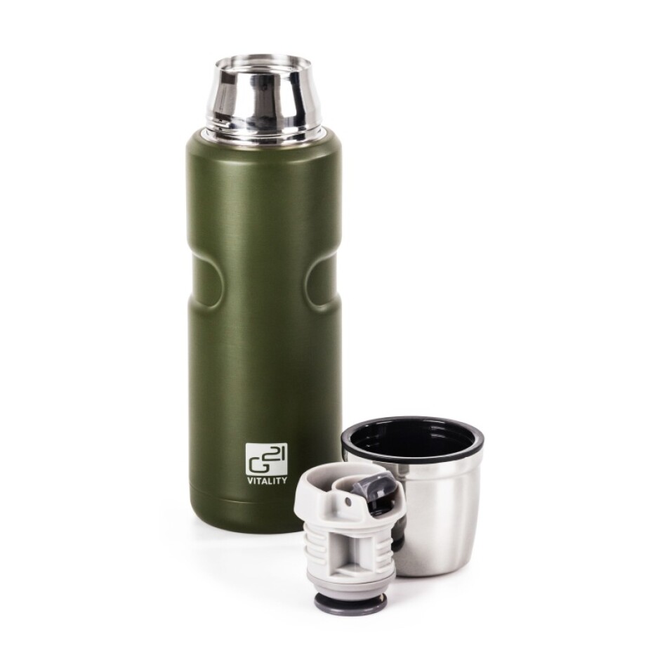 G21 Termoláhev G21 na pití, 500 ml, khaki zelená G21-60022402 - main (1)
