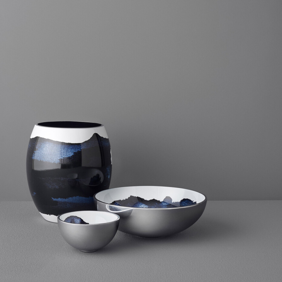 Jídelní miska STOCKHOLM AQUATIC 10 cm, stříbrná, hliník, Stelton - main (1)