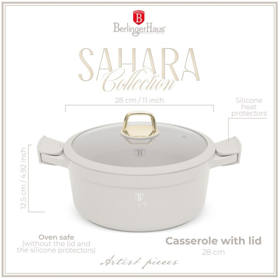 BERLINGERHAUS Kastrol s poklicí s titanovým povrchem 28 cm Sahara Collection BH-7788sleva - main (4)