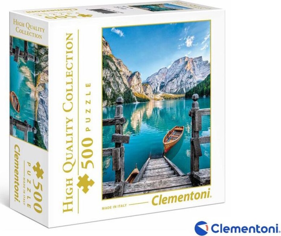 Puzzle 500 Braies lake Compact - main (0)