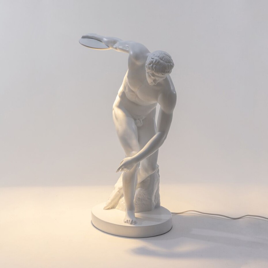 Stolní lampa DISCOBOLUX 51 cm, bílá, Seletti - main (4)