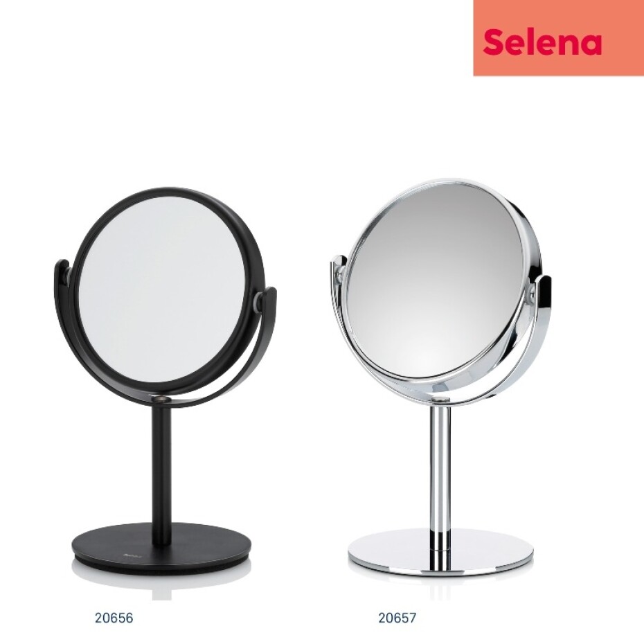 KELA Stojací zrcadlo Selena kov černá KL-20656 - main (5)