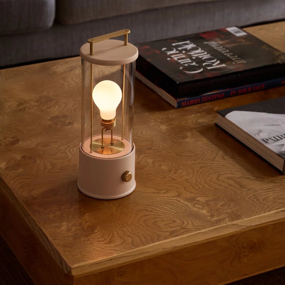 Venkovní stolní lampa THE MUSE 34 cm, růžová, hliník, Tala - main (1)