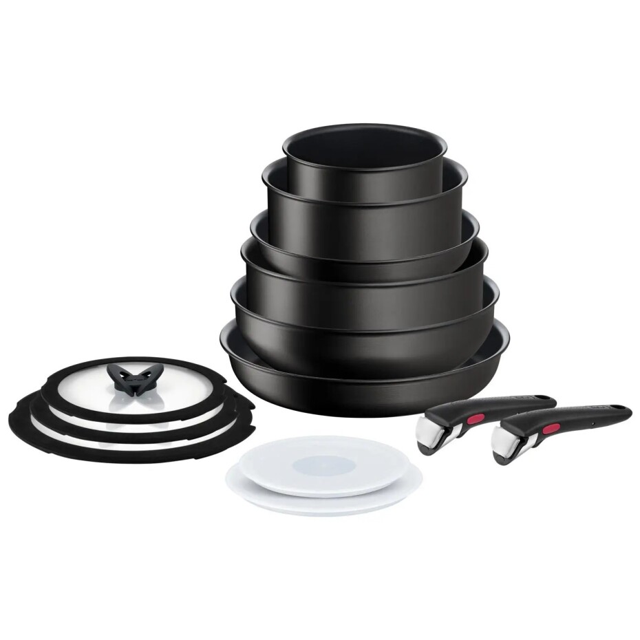 Sada hrnců INGENIO UNLIMITED L7639002, sada 13 ks, černá, hliník, Tefal - main (0)