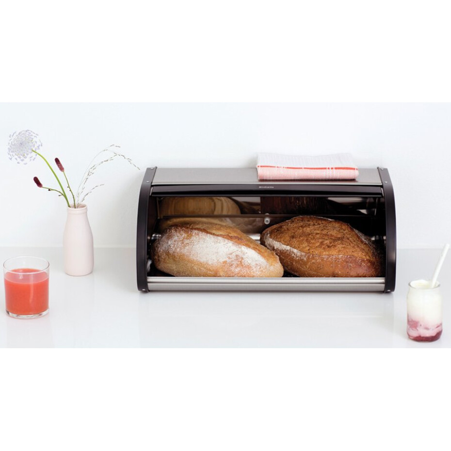 Chlebník ROLL TOP, otiskuvzdorný, matná, Brabantia - main (2)
