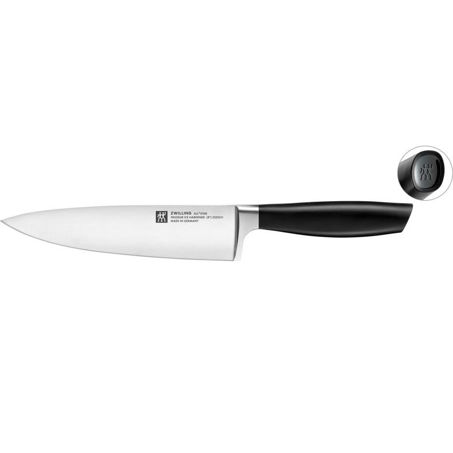 Kuchařský nůž ALL * STAR 20 cm, černé logo, Zwilling - main (0)