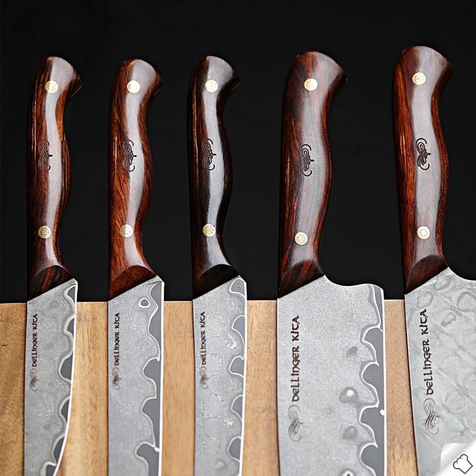 Plátkovací nůž KITA NORTH DAMASCUS 20,5 cm, Dellinger - main (2)