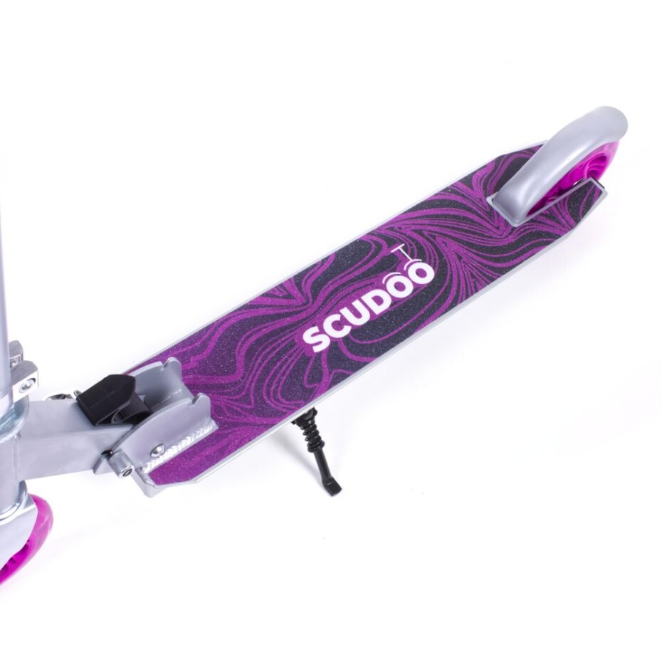 Koloběžka Scudoo Teeno Pro se svítícími kolečky - fialová - main (4)