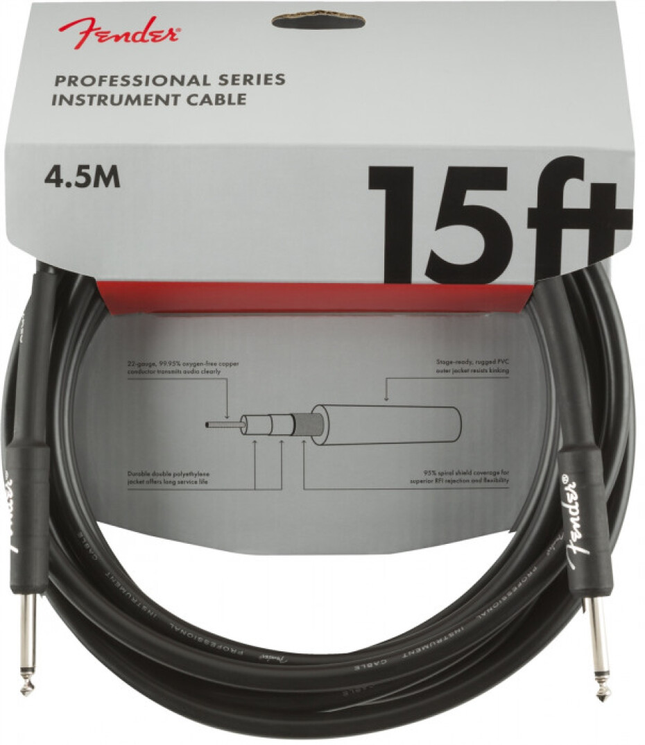 Fender Professional Series 15 Instrument Cable - main (0)