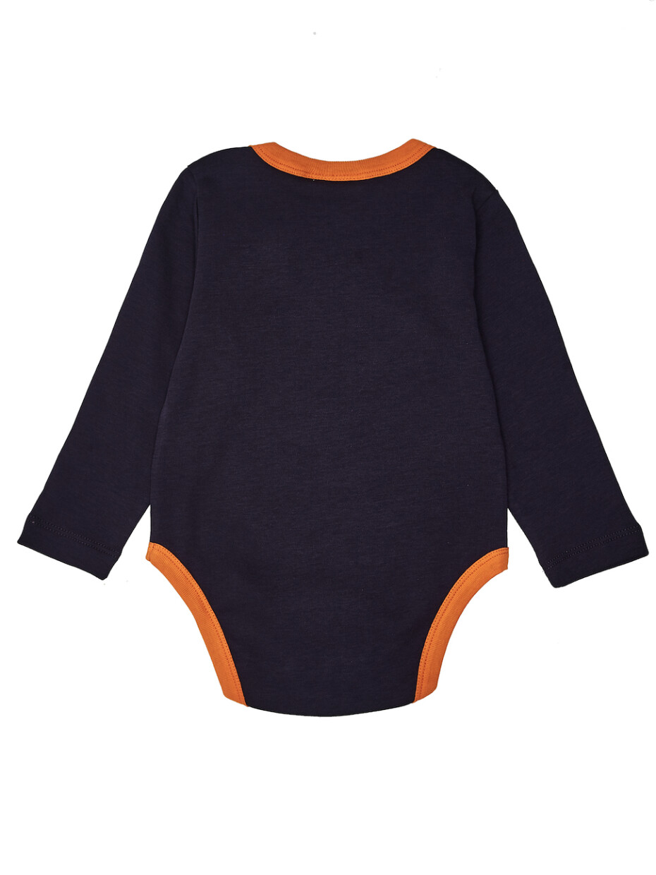 Kojenecké body - WINKIKI WNB 92530, šedomodrá Barva: Modrá tmavě, Velikost: 68 - main (2)