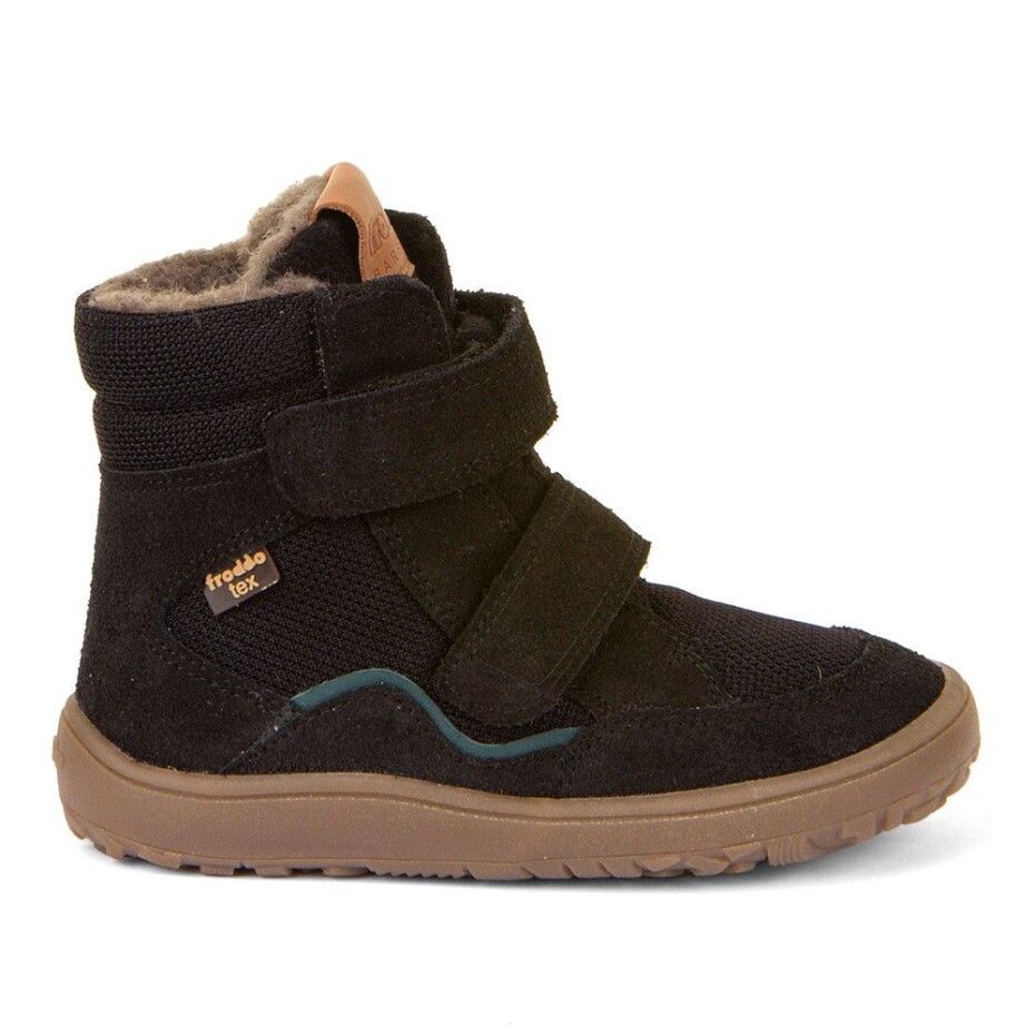 Dětské zimní barefoot boty TEX WINTER Black, Froddo, G3160233-4, černá - 24 - main (2)