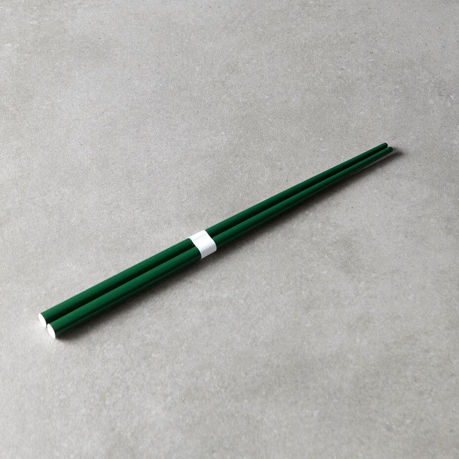 Jídelní hůlky 22,5 cm, zelená, bambus, MIJ - main (1)