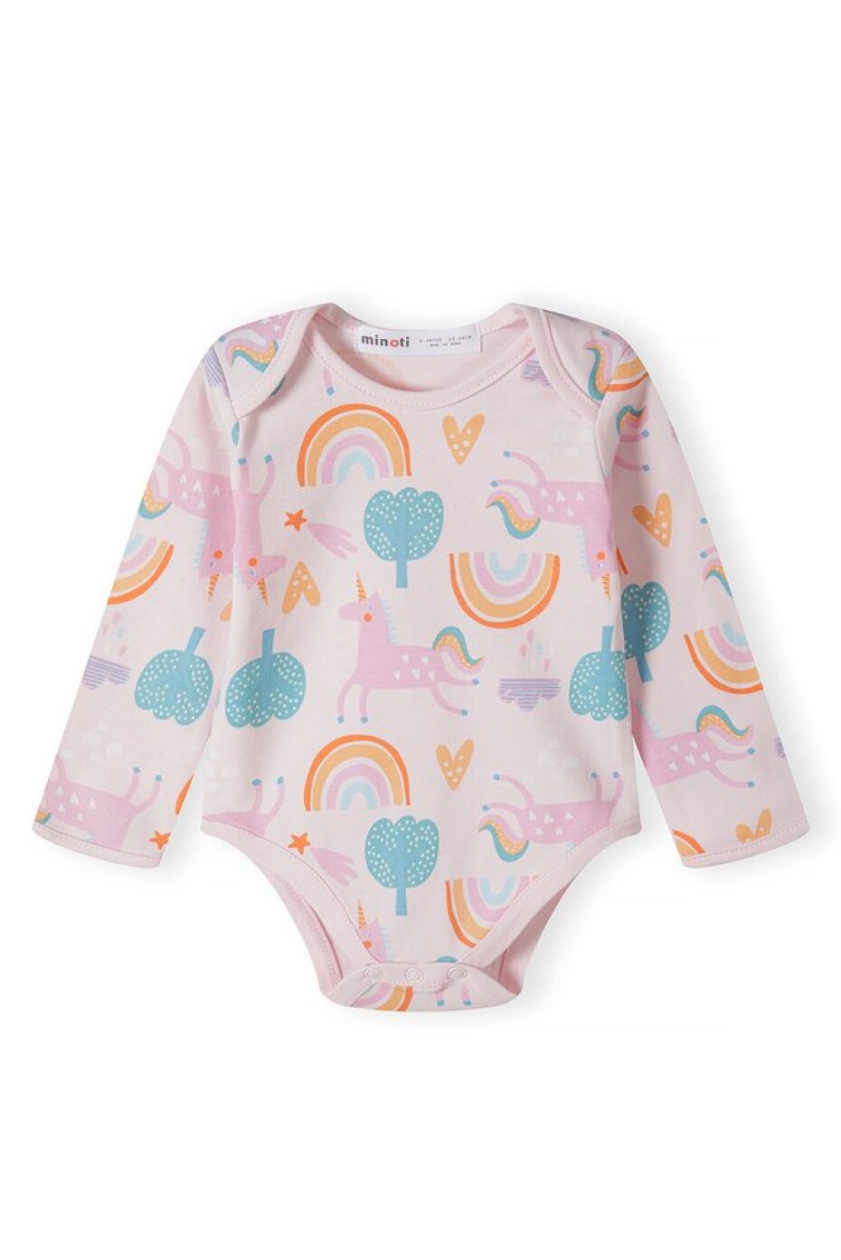 Body kojenecké 4pack, Minoti, 16mbaby 8, holka - 68/74 | 6-9m - main (5)
