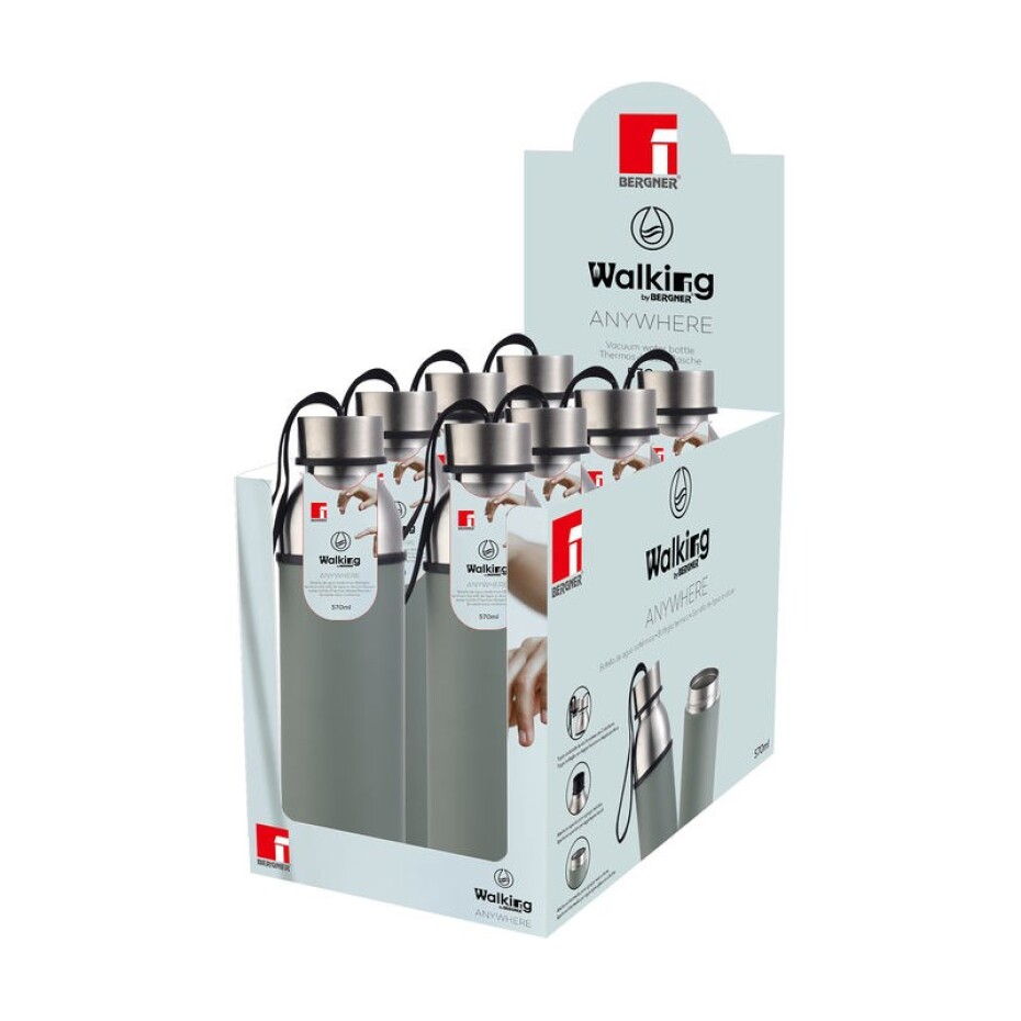 BERGNER Termoska lahev nerezová ocel 0,57 l zelené BG-37760-GR - main (1)