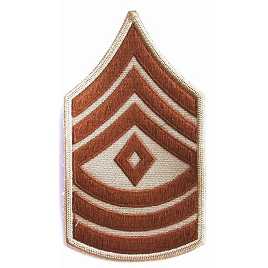 Nášivka: Hodnost US ARMY rukávová First Sergeant béžová | hnědá - main (0)