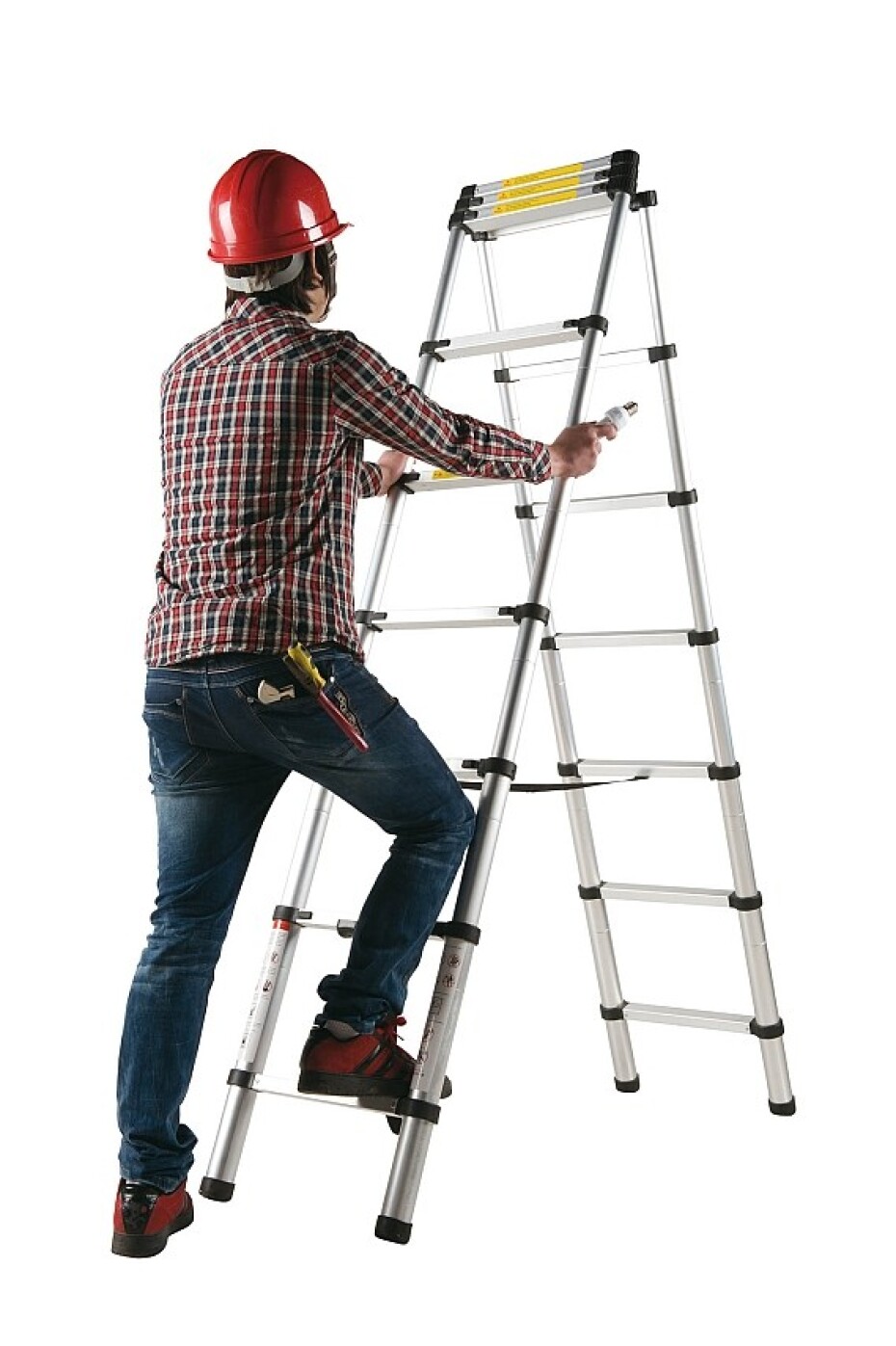 G21 Teleskopický žebřík GA-TZ12-3,8 m štafle/žebřík G21-6390452 - main (3)