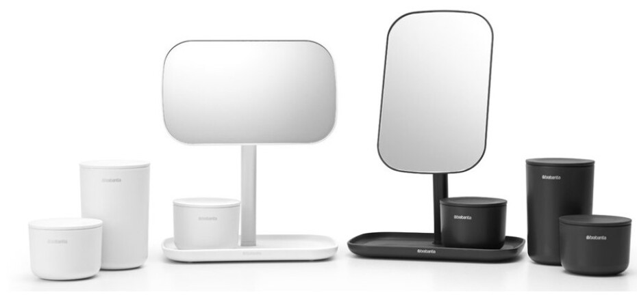 Úložná dóza s víkem RENEW, sada 3 ks, bílá, Brabantia - main (3)