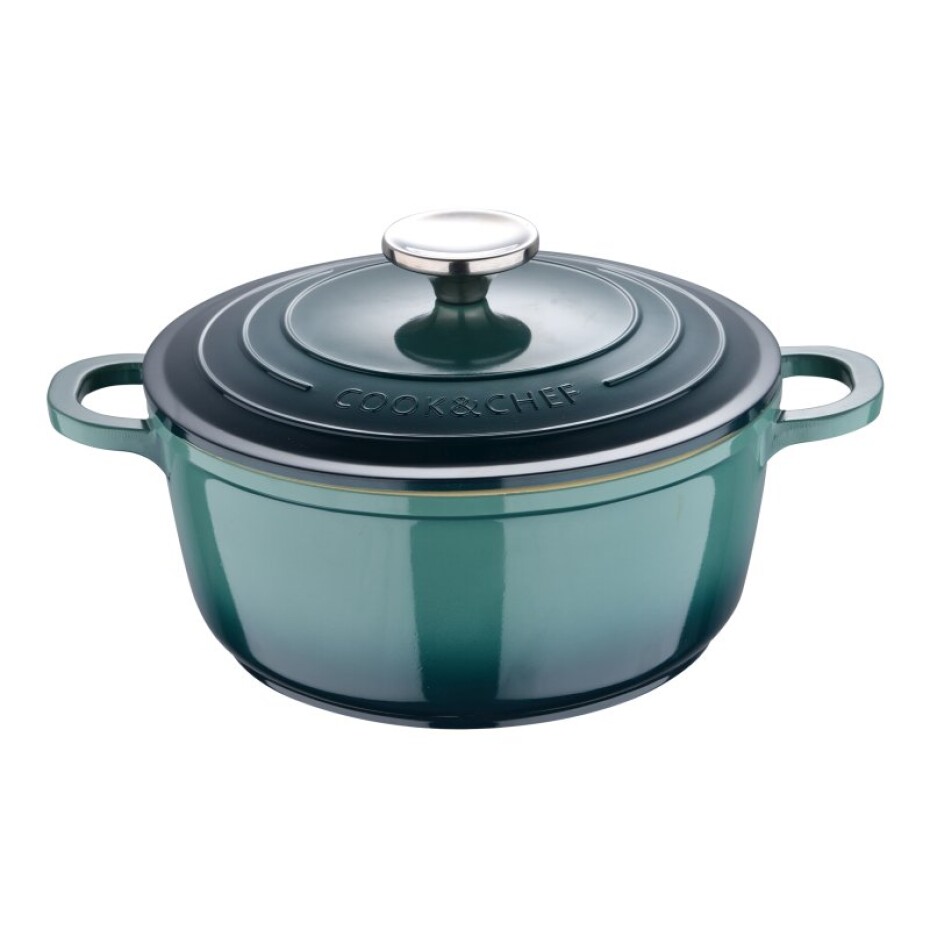 BERGNER Kastrol s keramickým povrchem a poklicí 20 cm Excalibur BG-36100-GR - main (0)