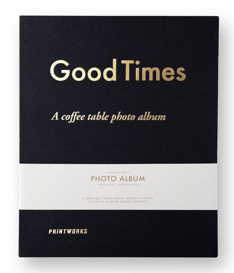 Fotoalbum GOOD TIMES L, černá, Printworks - main (0)