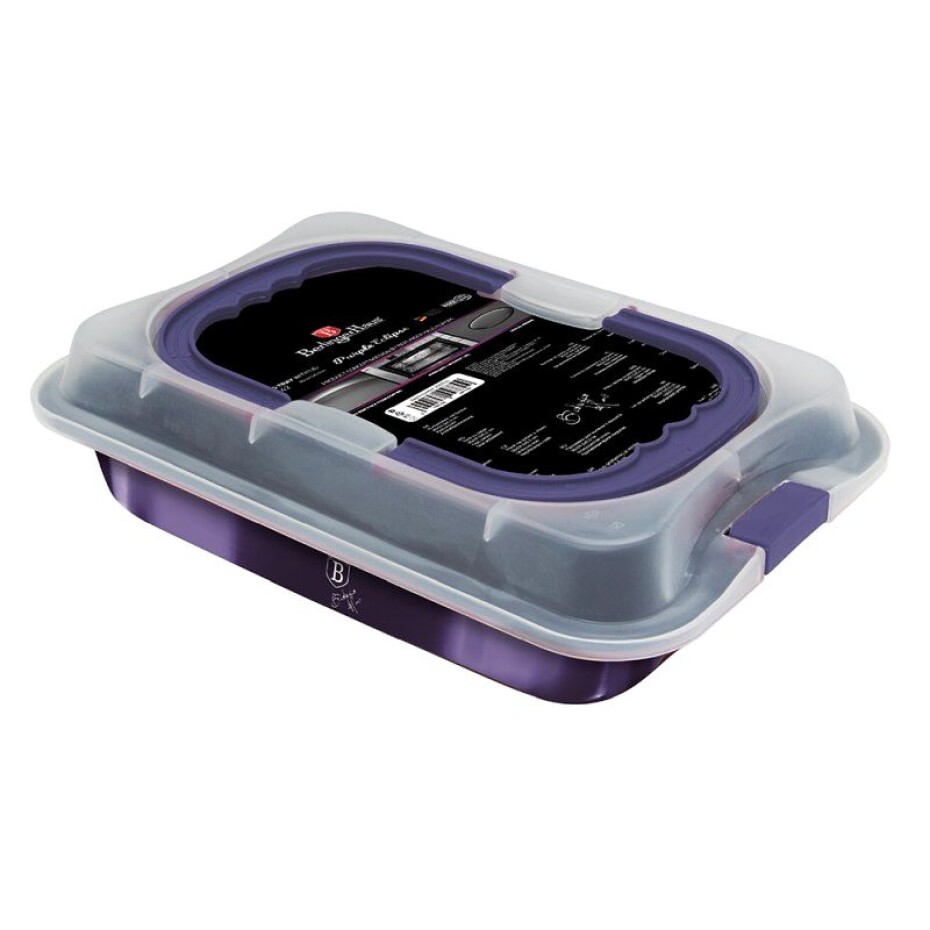 BERLINGERHAUS Pečící plech s titanovým povrchem a víkem Purple Eclipse Collection BH-7842 - main (1)