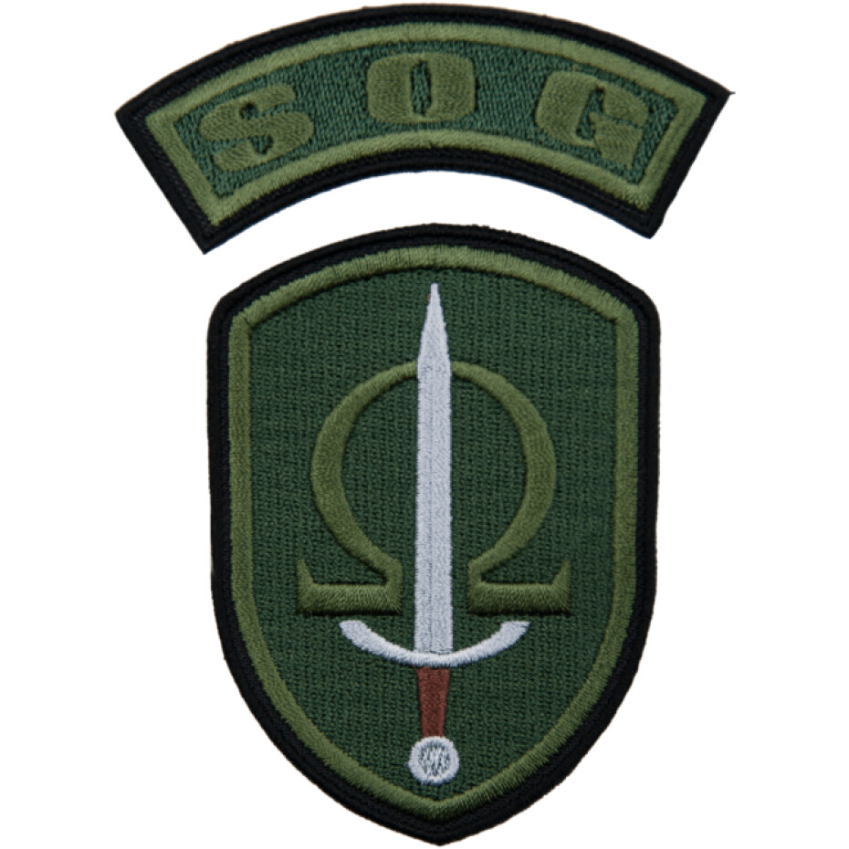 Nášivka: SOG [bsz] olivová | černá - main (0)