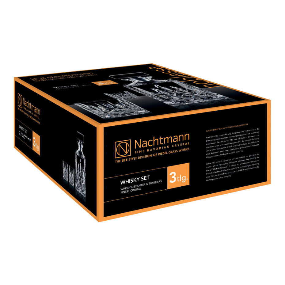 Sada sklenic a karafy na whisky NOBLESSE, sada 3 ks, Nachtmann - main (2)