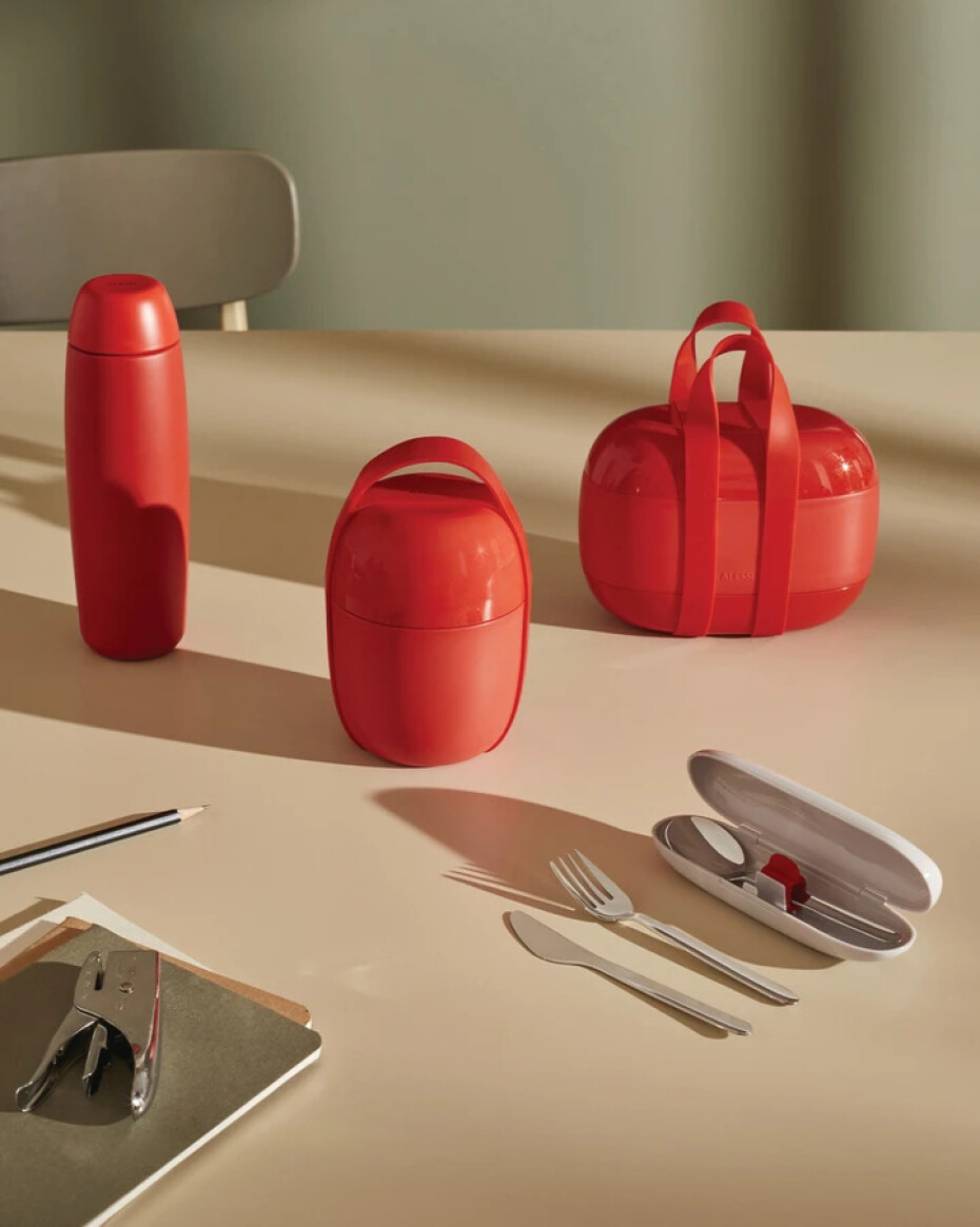 Svačinový box FOOD À PORTER, žlutá, Alessi - main (4)