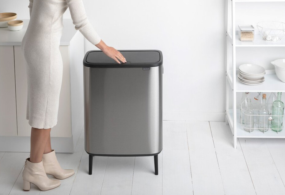Dotykový odpadkový koš BO TOUCH BIN 60 l, matná ocelová, Brabantia - main (17)