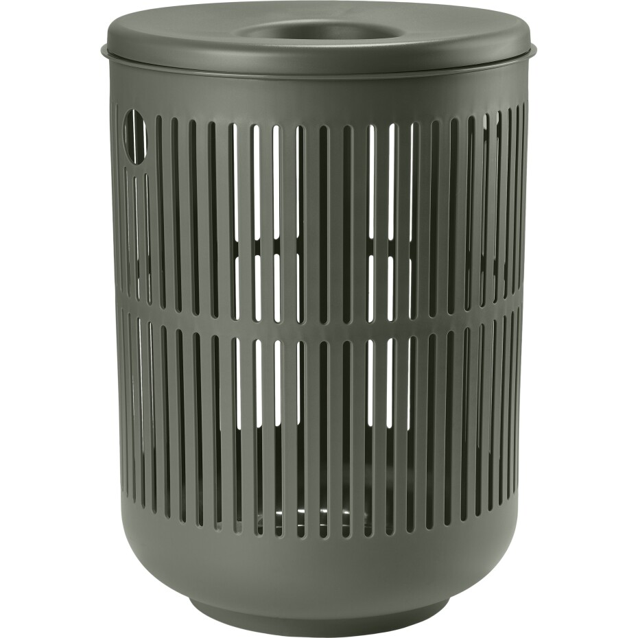 Koš na prádlo UME 60 l, olivově zelená, plast, Zone Denmark - main (0)