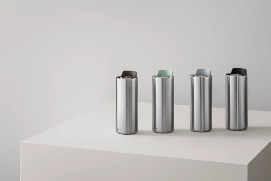 Termohrnek URBAN TO GO 350 ml, šedé víčko, nerez, Eva Solo - main (2)
