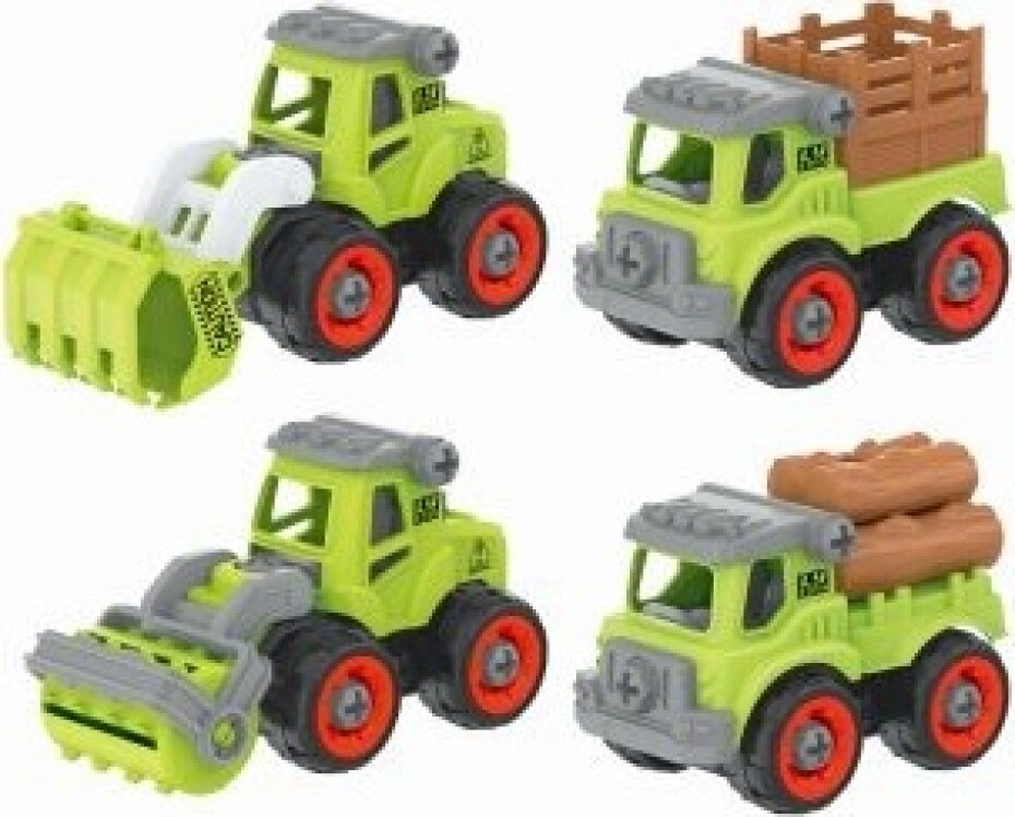 Wiky Vehicles Auto šroubovací zemědělské 4 ks 13 cm - main (0)