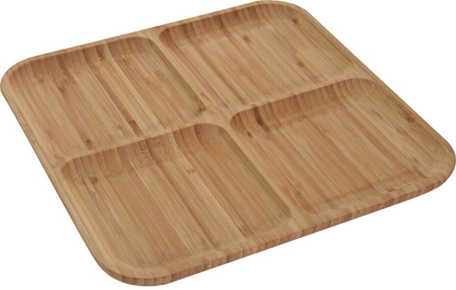 EXCELLENT Servírovací podnos dřevěný 30 x 30 cm KO-784230390 - main (0)
