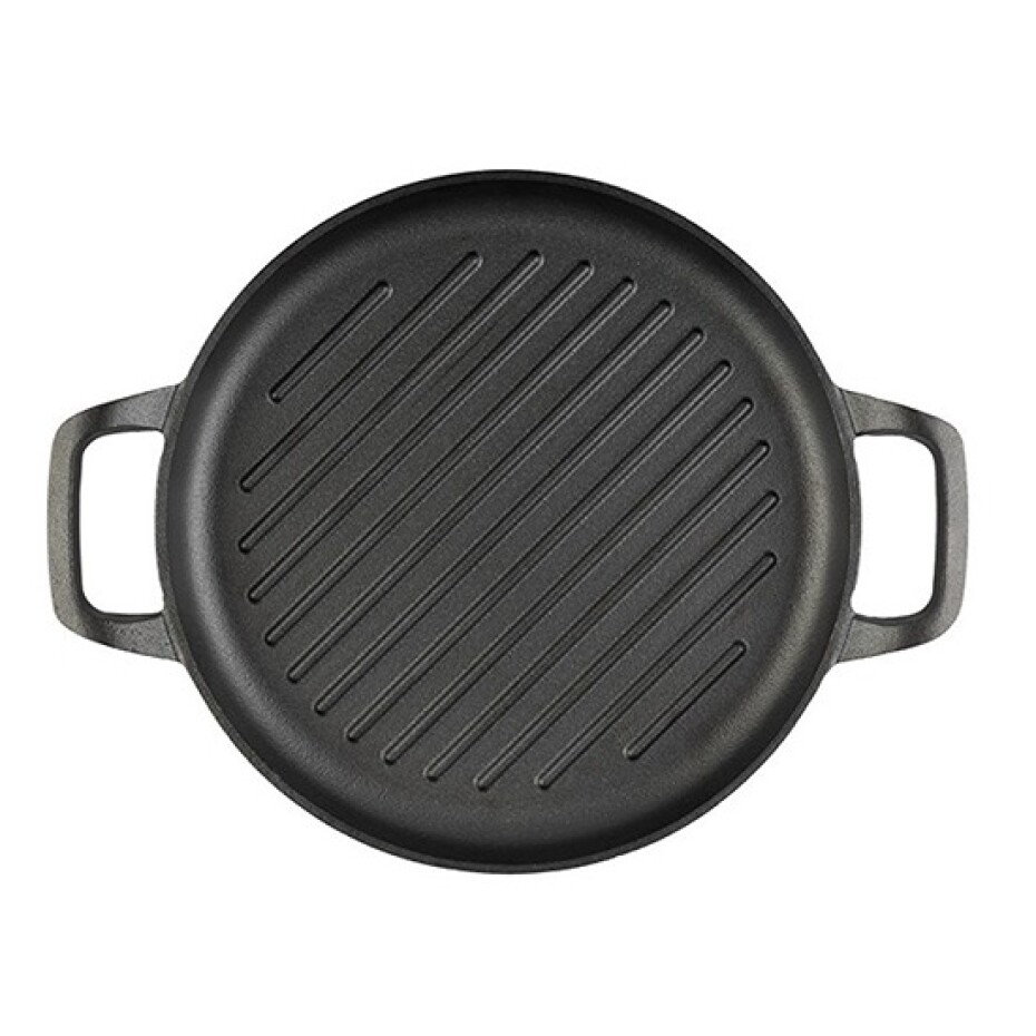 BERLINGERHAUS Grilovací deska litinová kulatá 33 cm černá BH-6533 - main (6)