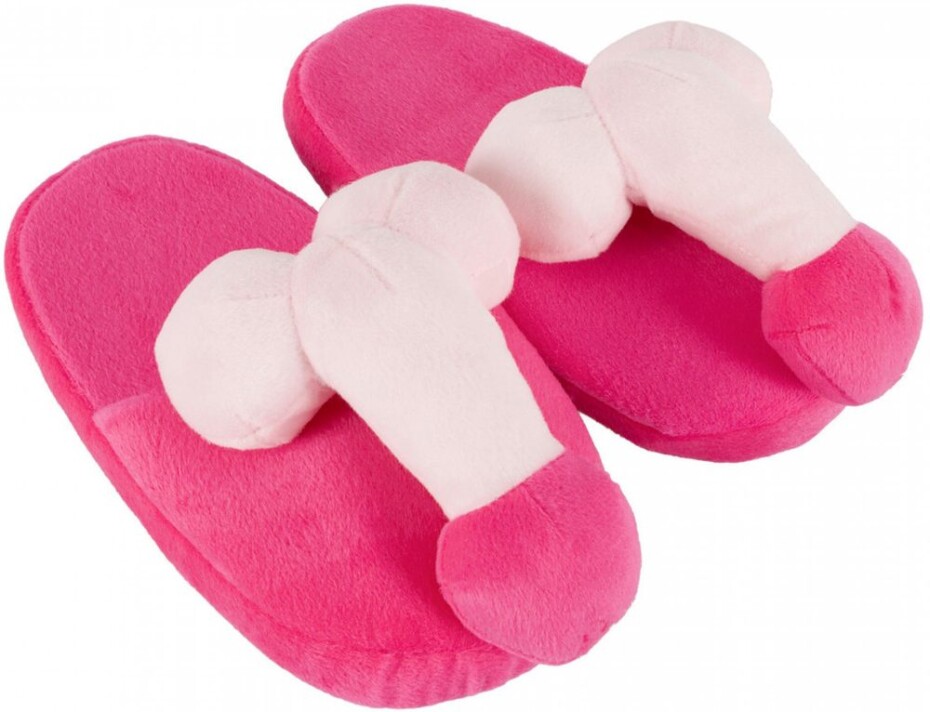 Plyšové pantofle Penispuschen pink - main (0)