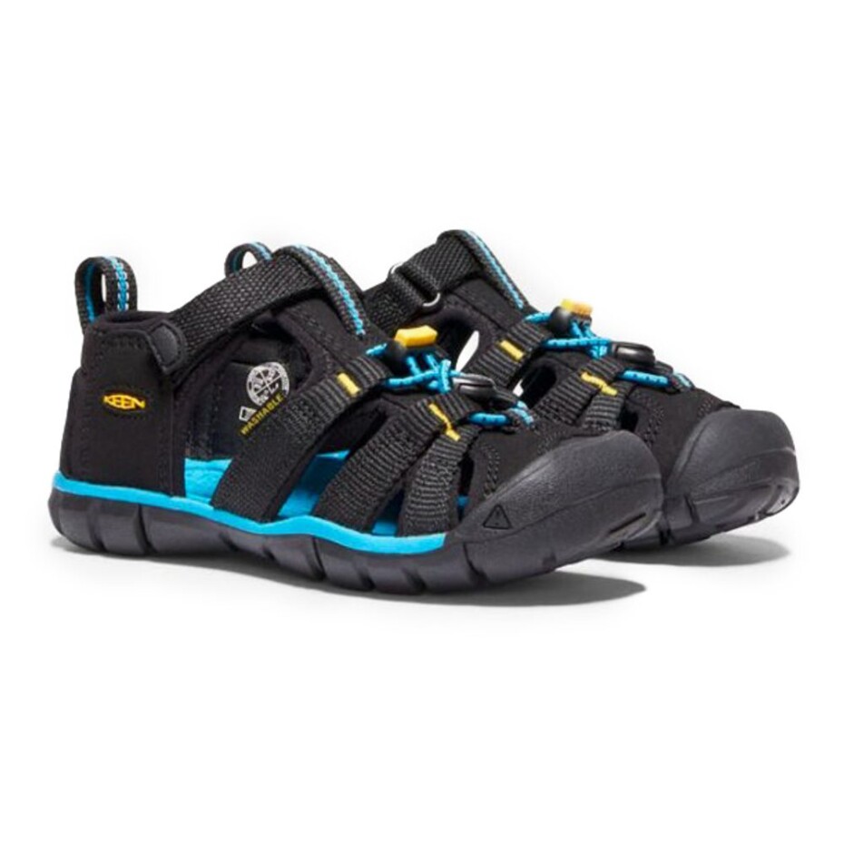 Dětské sandály SEACAMP II CNX, black/keen yellow, Keen, 1025141/1025128/1025108, černá - 24 - main (2)