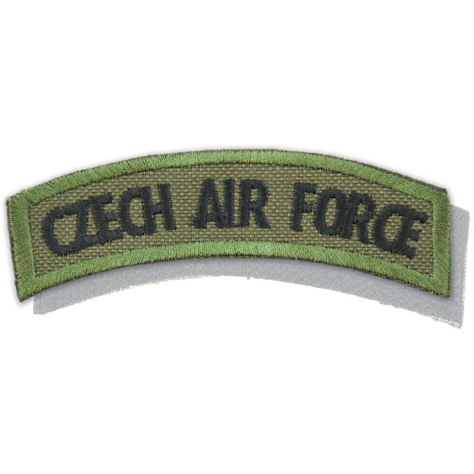 Nášivka: CZECH AIR FORCE [oblouková] [ssz] olivová | černá - main (0)