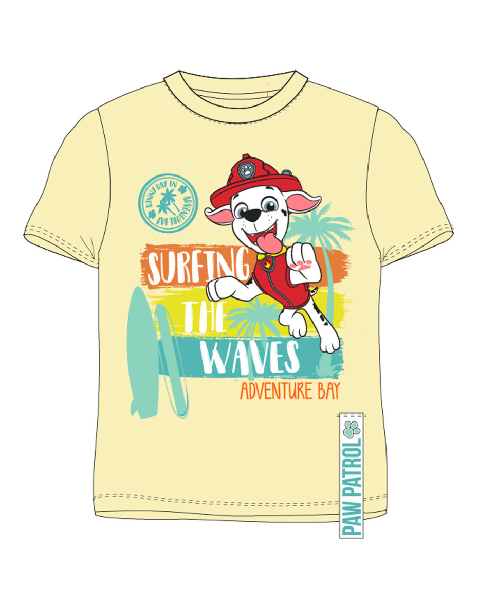 Paw Patrol - Tlapková patrola -Licence Chlapecké tričko - Paw Patrol 52021668, žlutá Barva: Žlutá, Velikost: 116 - main (0)