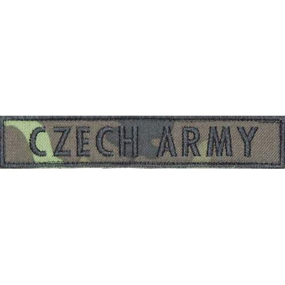 Nášivka: CZECH ARMY - jmenovka [bsz] vz. 95 zelený - main (0)