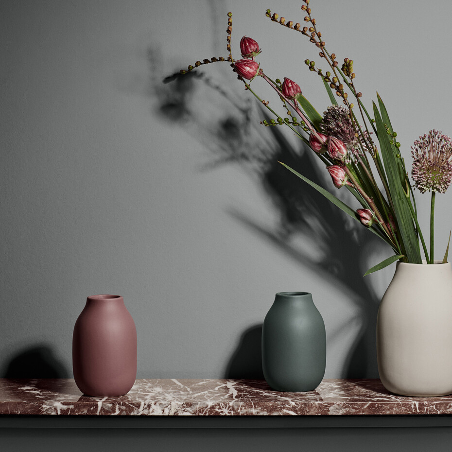 Váza COLORA 10,5 cm, černá, Blomus - main (1)