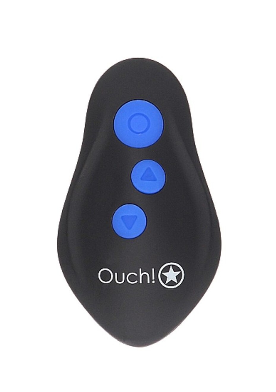 Ouch! E-stim & Vibration Butt Plug with Remote Black - main (5)