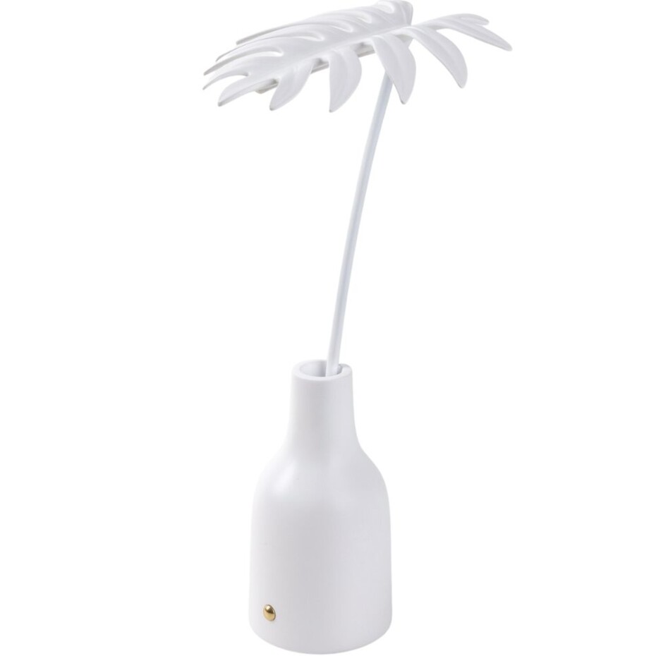 Přenosná stolní lampa LEAF #2 33 cm, bílá, pryskyřice, Seletti - main (0)